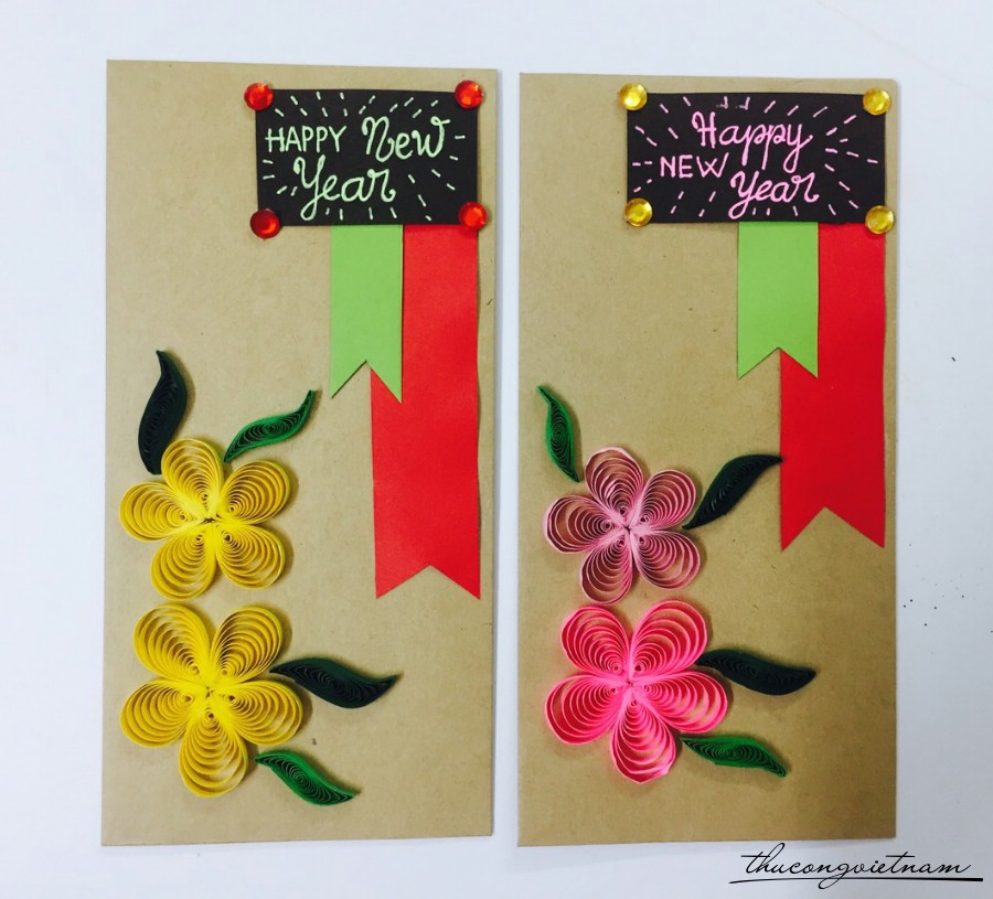 Set 2 bao lì xì Handmade mẫu 3